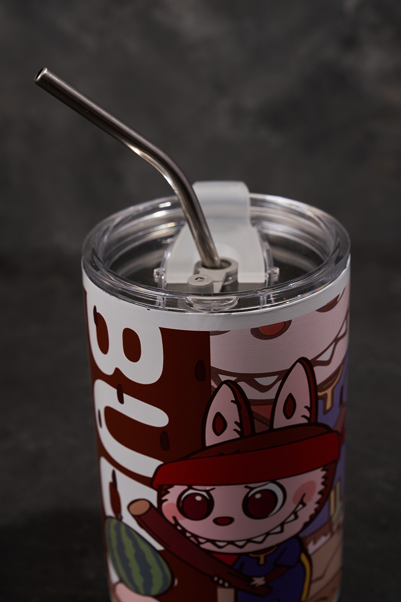 MYADDICTION 3D Print Insulated Tumbler Water Bottle Mug