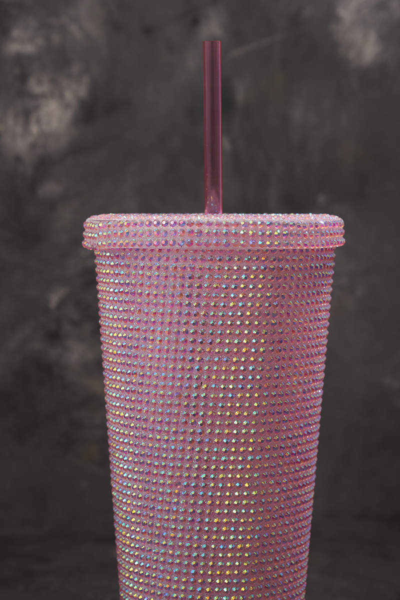 Coffee Travel Mug Crystal Stones