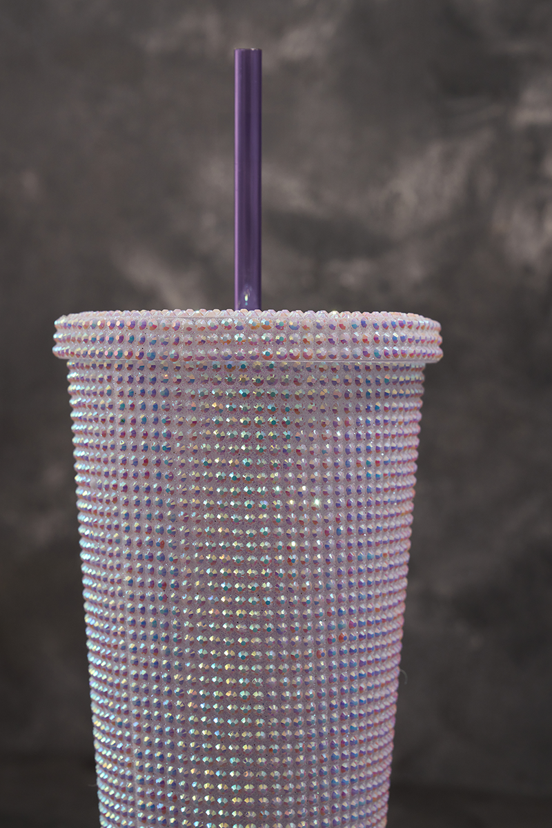 Coffee Travel Mug Crystal Stones