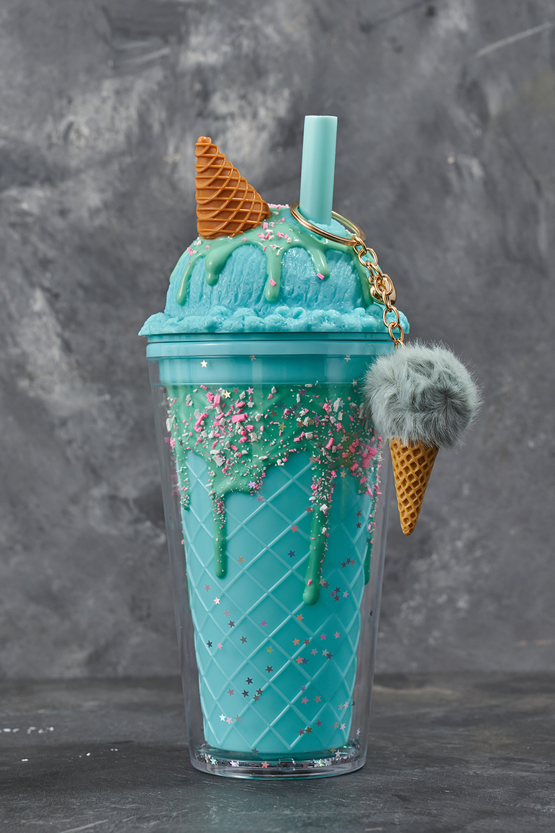 ICE CREAM Confetti Drinks Bottle