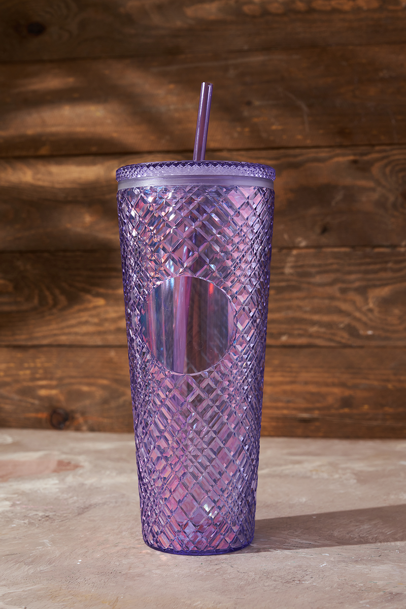 Starbucks Jeweled Purple Taffy 2023 Valentine's Day Tumbler Venti