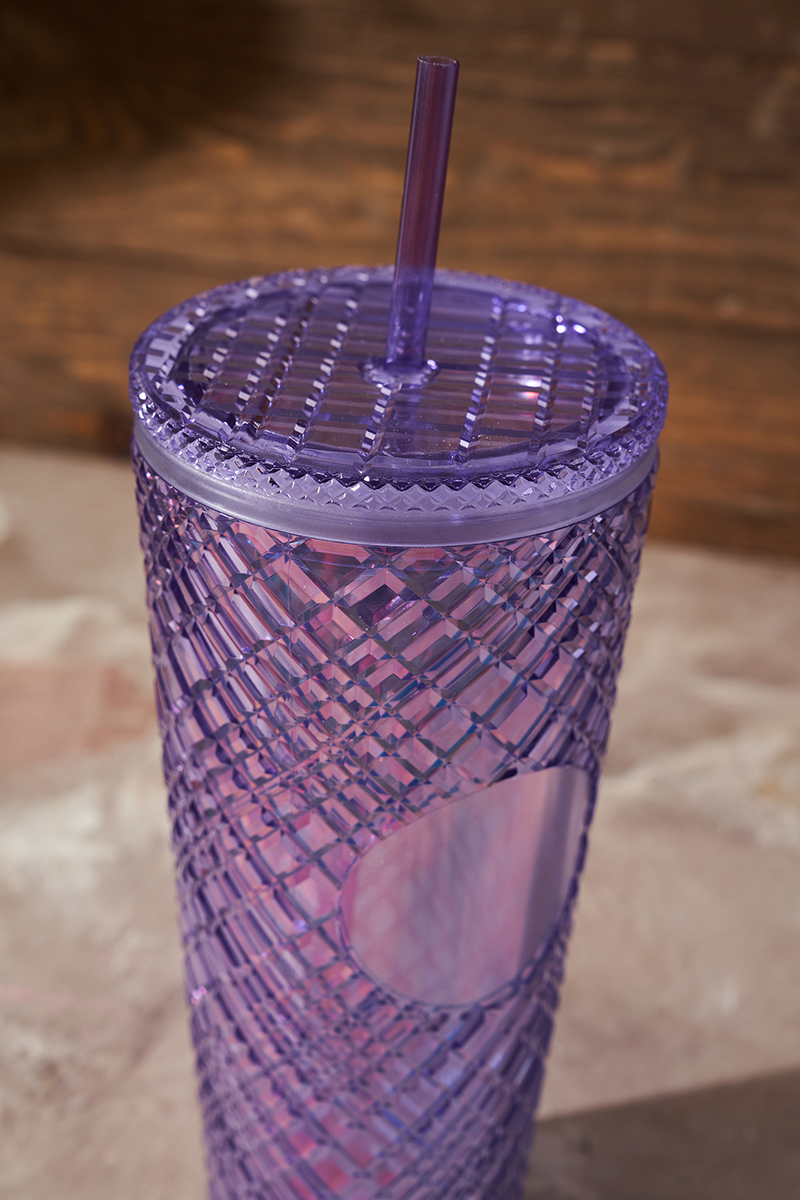 Starbucks Jeweled Purple Taffy 2023 Valentine's Day Tumbler Venti