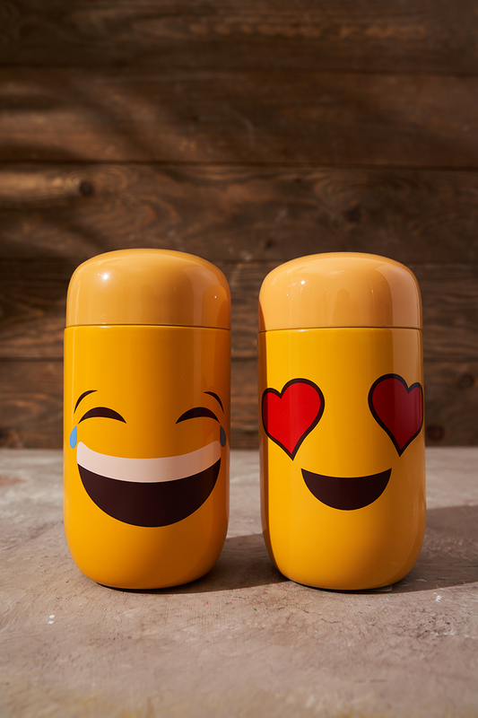 Smiley Face/Emoji Mini Vacuum Flask Stainless Steel