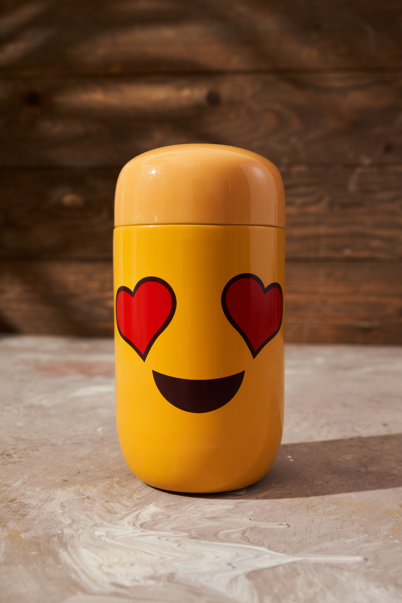 Smiley Face/Emoji Mini Vacuum Flask Stainless Steel