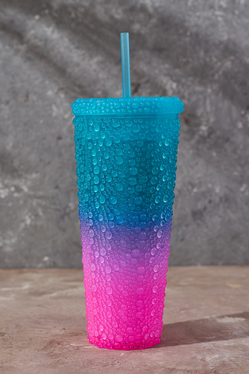 Sparkling Studded Diamond Tumbler 2 Cups