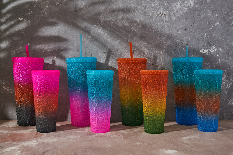 Sparkling Studded Diamond Tumbler 2 Cups