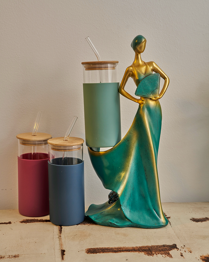 Coffee Cover Glass Mug