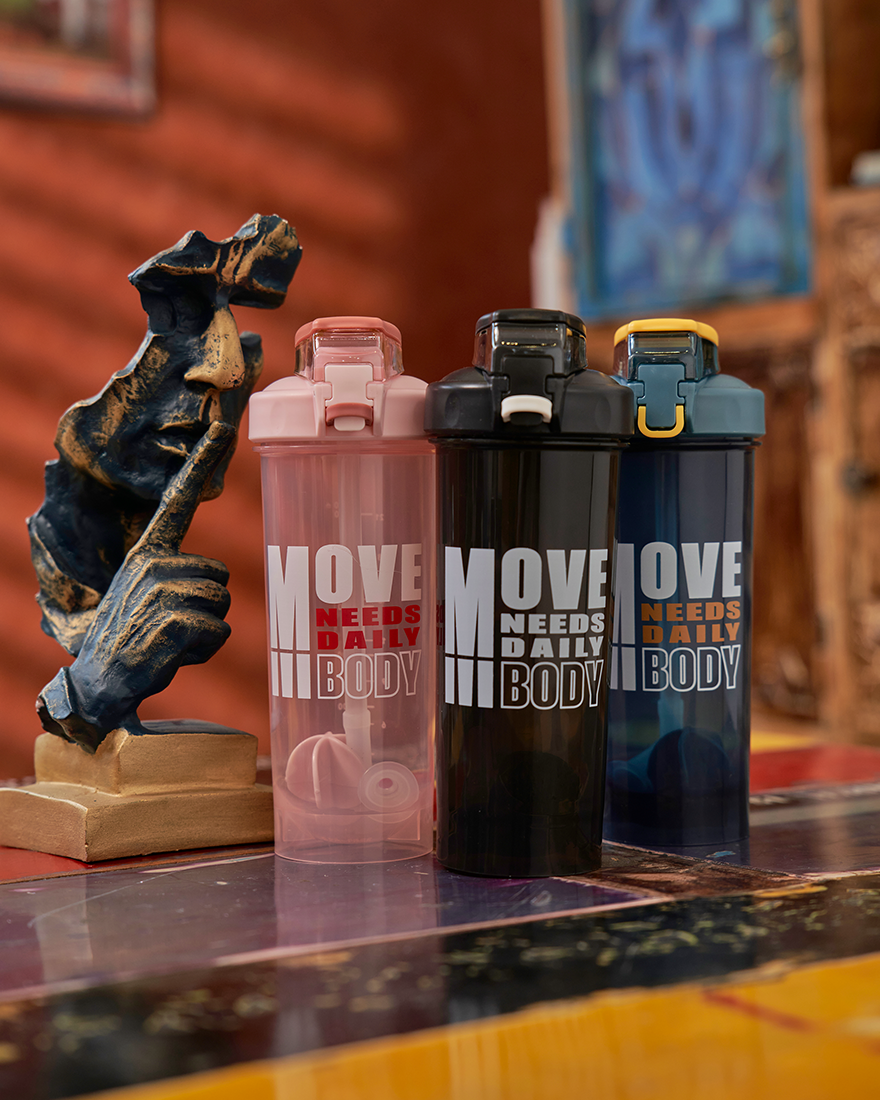 QSHOP Protein Shaker Bottle