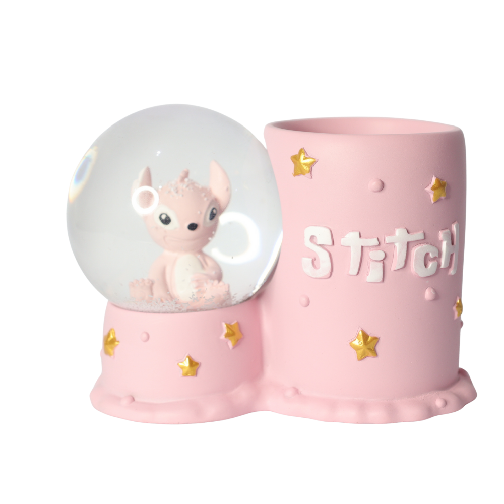 Stitch Pencil Case with Globe