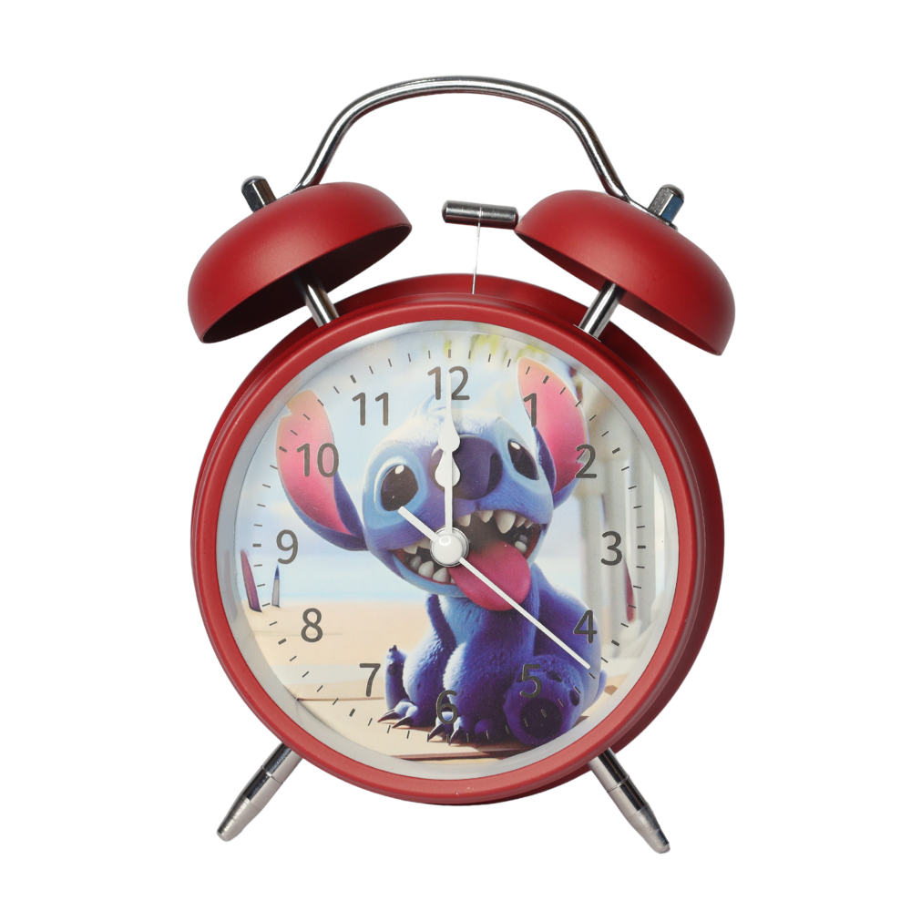 Stitch Metal Alarm Clock