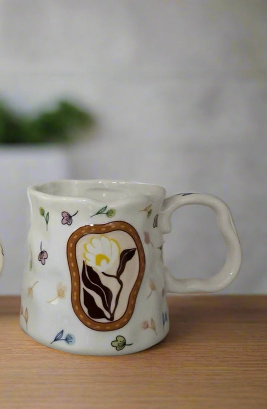 Flower Porcelain Mug