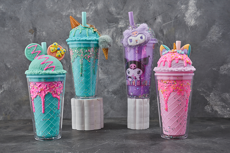 ICE CREAM Confetti Drinks Bottle