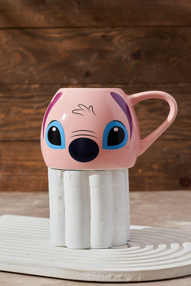 Pinky Stitch Shaped Ceramic Mug
