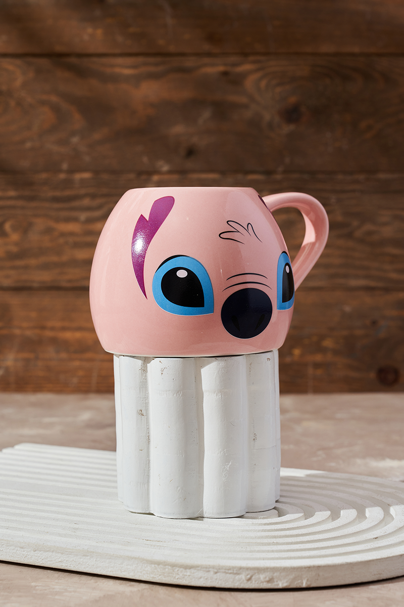 Pinky Stitch Shaped Ceramic Mug