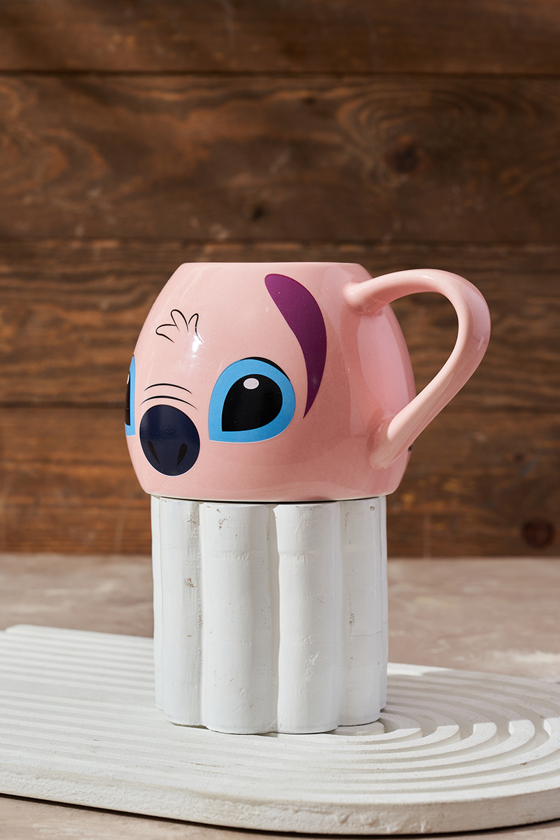 Pinky Stitch Shaped Ceramic Mug