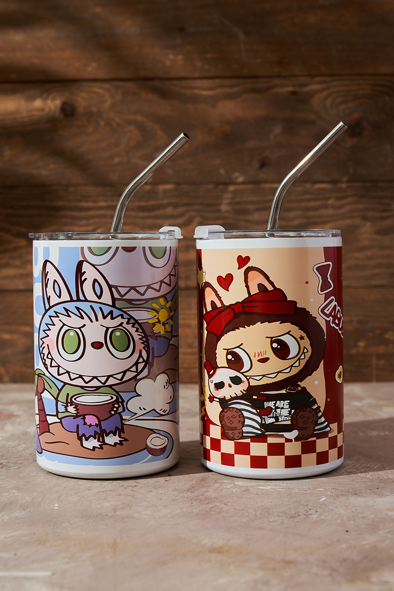 MYADDICTION 3D Print Insulated Tumbler Water Bottle Mug