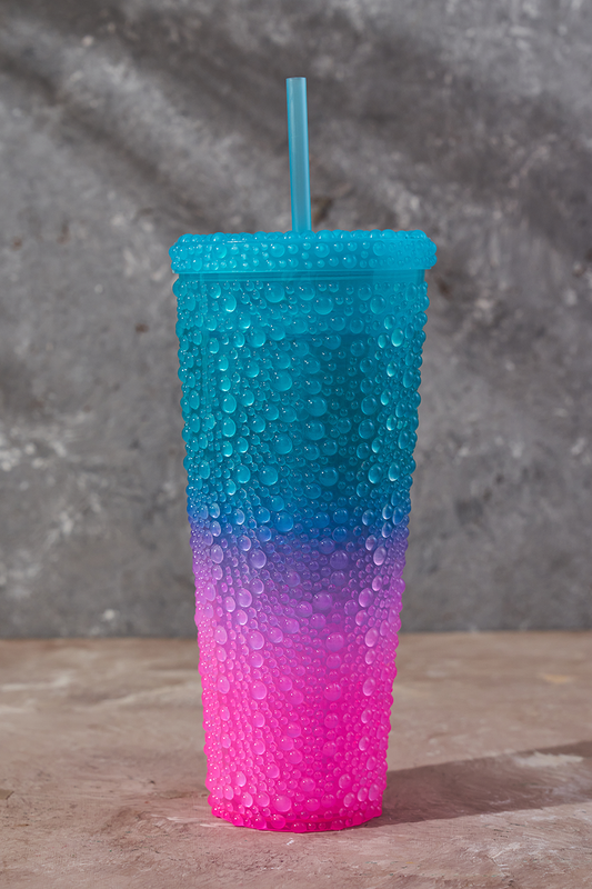 Sparkling Studded Diamond Tumbler 2 Cups