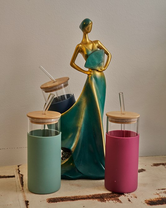 Coffee Cover Glass Mug