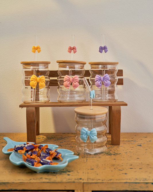 Flower Coffee Glass Mug