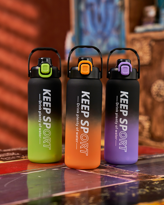 Water Bottle Gradient Color Sports Water Bottle