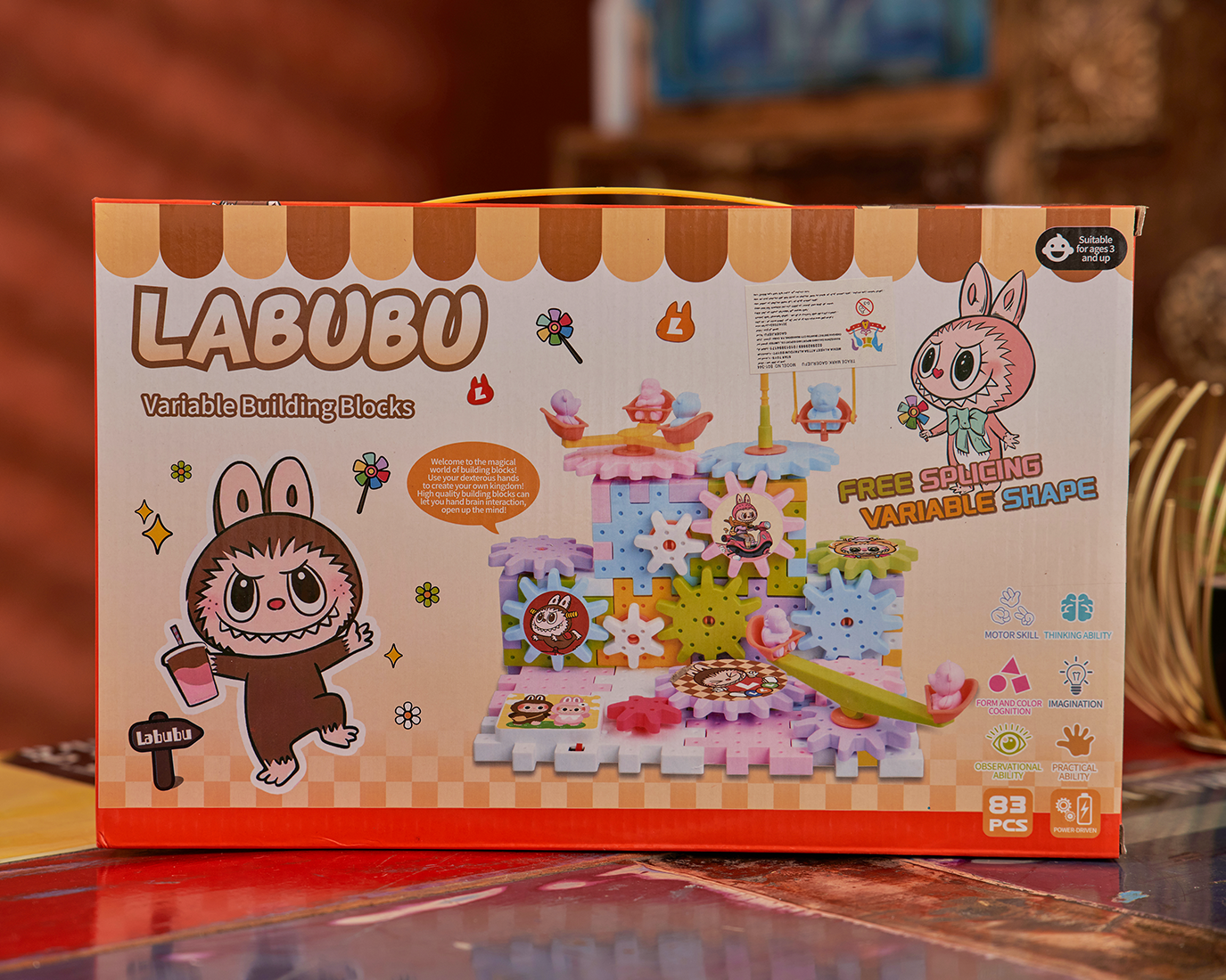 LABUBU building blocks toys