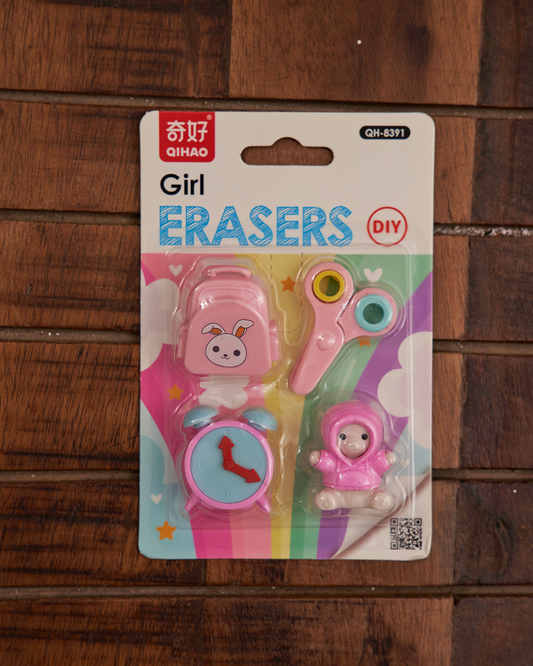 Girl Erasers 2 Toys